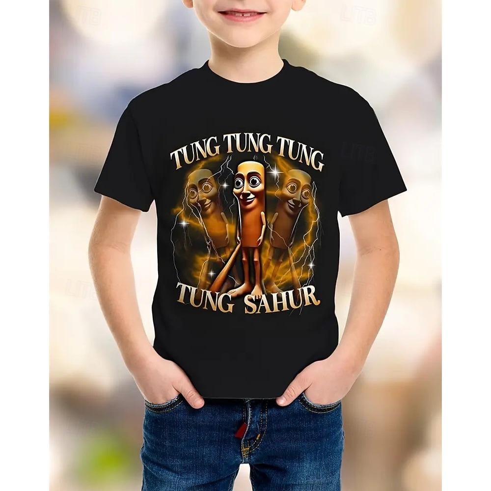 

Детская футболка с коротким рукавом и круглым вырезом, модная одежда-пуловер с принтом 160