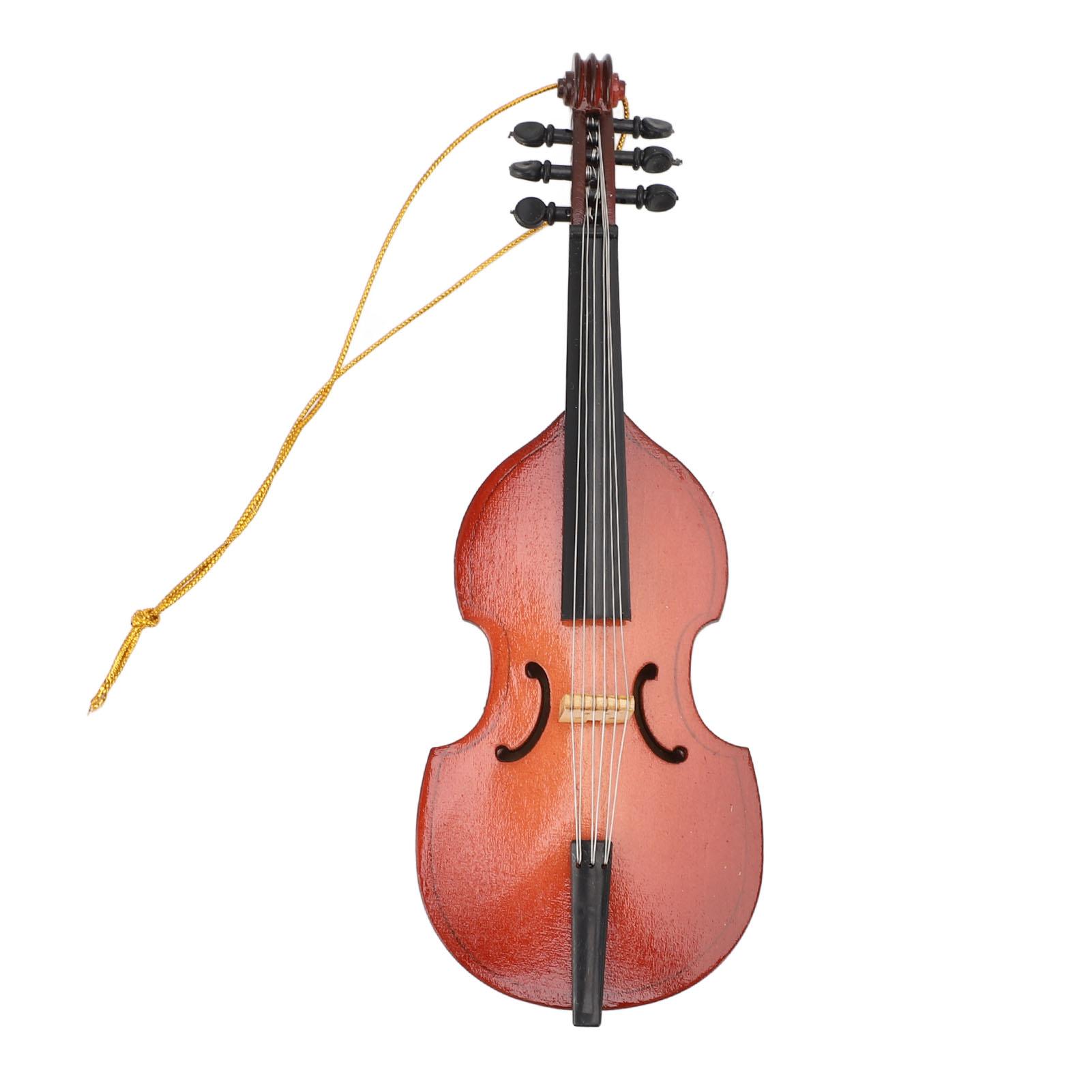 Health & Beauty Product Miniature Bass Hanging Ornament Basswood Elegant Bass Hanging Ornament Decoration For Home Bookshelf