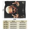 Middle Finger Vintage Chris Brown Blankets Fleece Autumn  Multi-function Super Soft Throw Blanket for Bedding Outdoor Bedspread