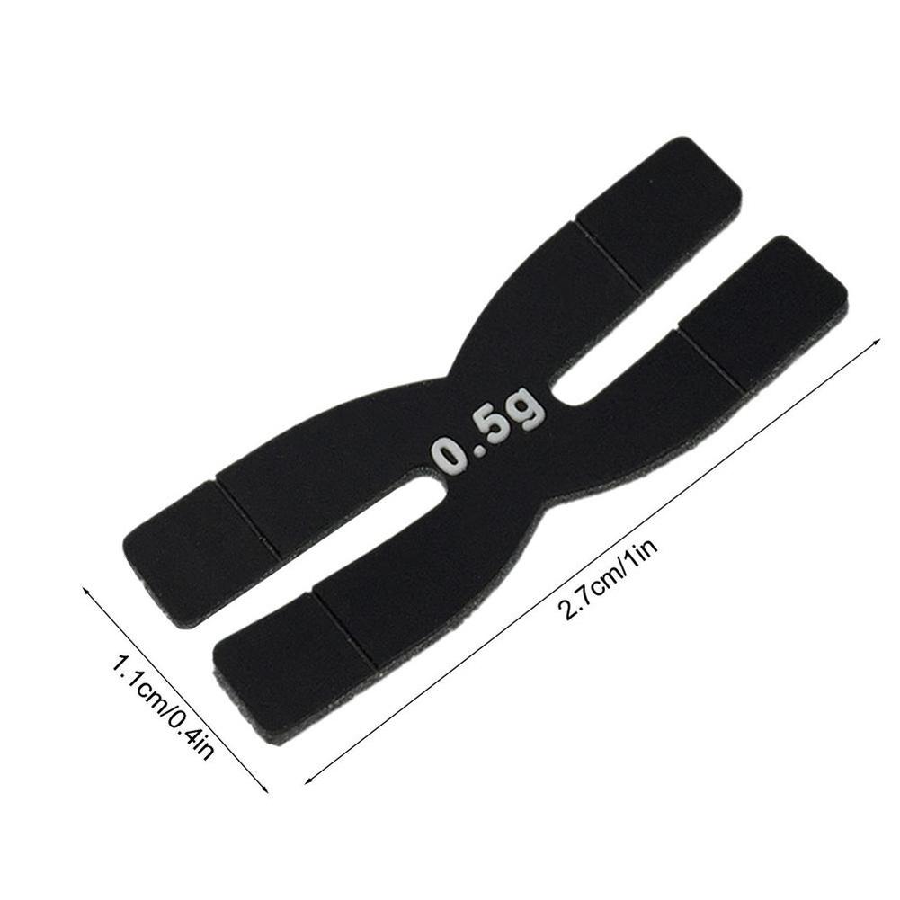 4pcs 0.5g Badminton Racket Weight H-shape/i-shape Design Racket Head Balance Strips For Weight Balance