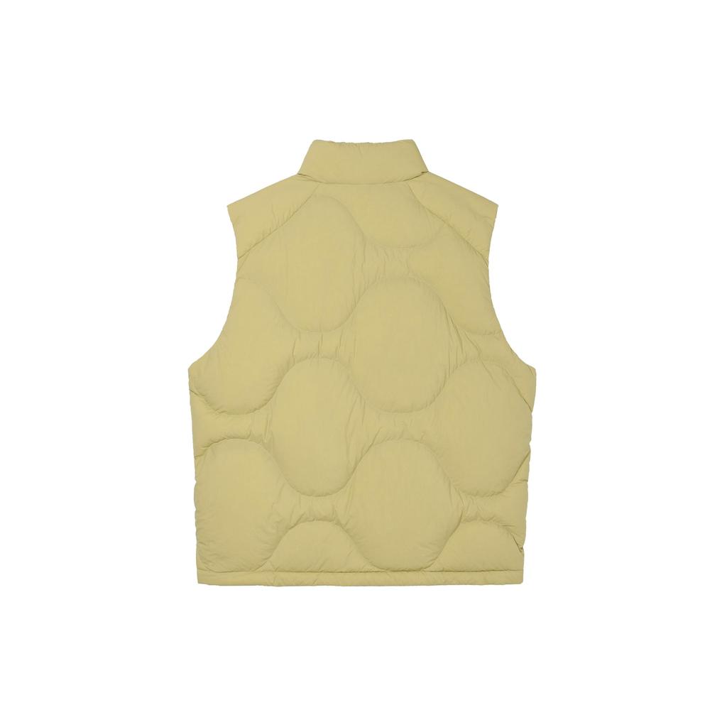 Adidas Down Vests Men's Sand Brown Stand Collar Moderate Other JG5938