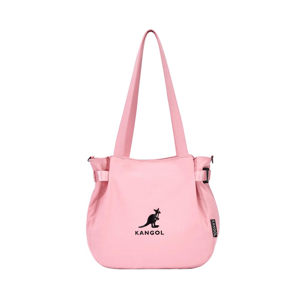 New KANGOL Nylon Large Capacity Shoulder Bag Crossbody Bag Unisex Glacier Blue/Black/Peach Pink/Mint Green/Khaki KGC1510