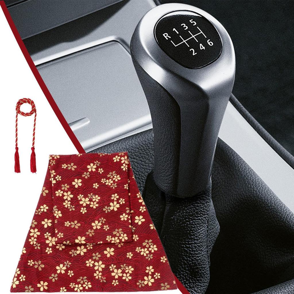 SOUFLY Car Katana Shift Boot Cover, Shift Knob Cover Japanese - Polished Car Dust