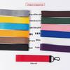 Portachiavi a nastro personalizzato a 13 colori: Ciondolo Piccolo Creativo per Zaini Scolastici e Regali di Gioielleria