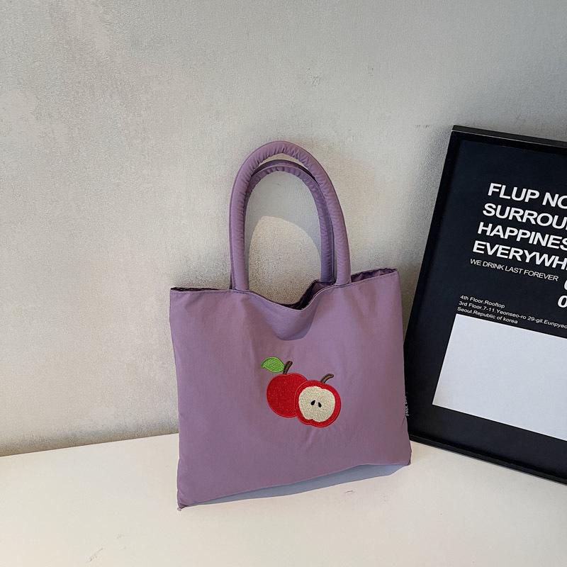 

Стильная сумка-тоут 2025: Милая, Повседневная, Сумка через плечо в литературном стиле для студентов фиолетовый