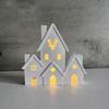 Detailed Christmas Castles Decorations Mold Sturdy Silicone Castles Decors Mold For Crafting Christmas Castles Figure
