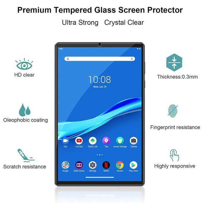 Verre Trempé pour Lenovo Tab M10 FHD Plus 10,3 Pouces - Protection Anti-Rayures Transparent