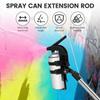 1Set Spray Can Extender Adjustable Sprayer Bracket Adaptor Spray with 12 Feet Extension Pole Aerosol Can Extension for Household