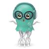 LED Dancing Funny Jellyfish Toy Smart Obstacle Avoidance Interactive Moving Toy Education Toddler Jellyfish Toy for Kids Gift