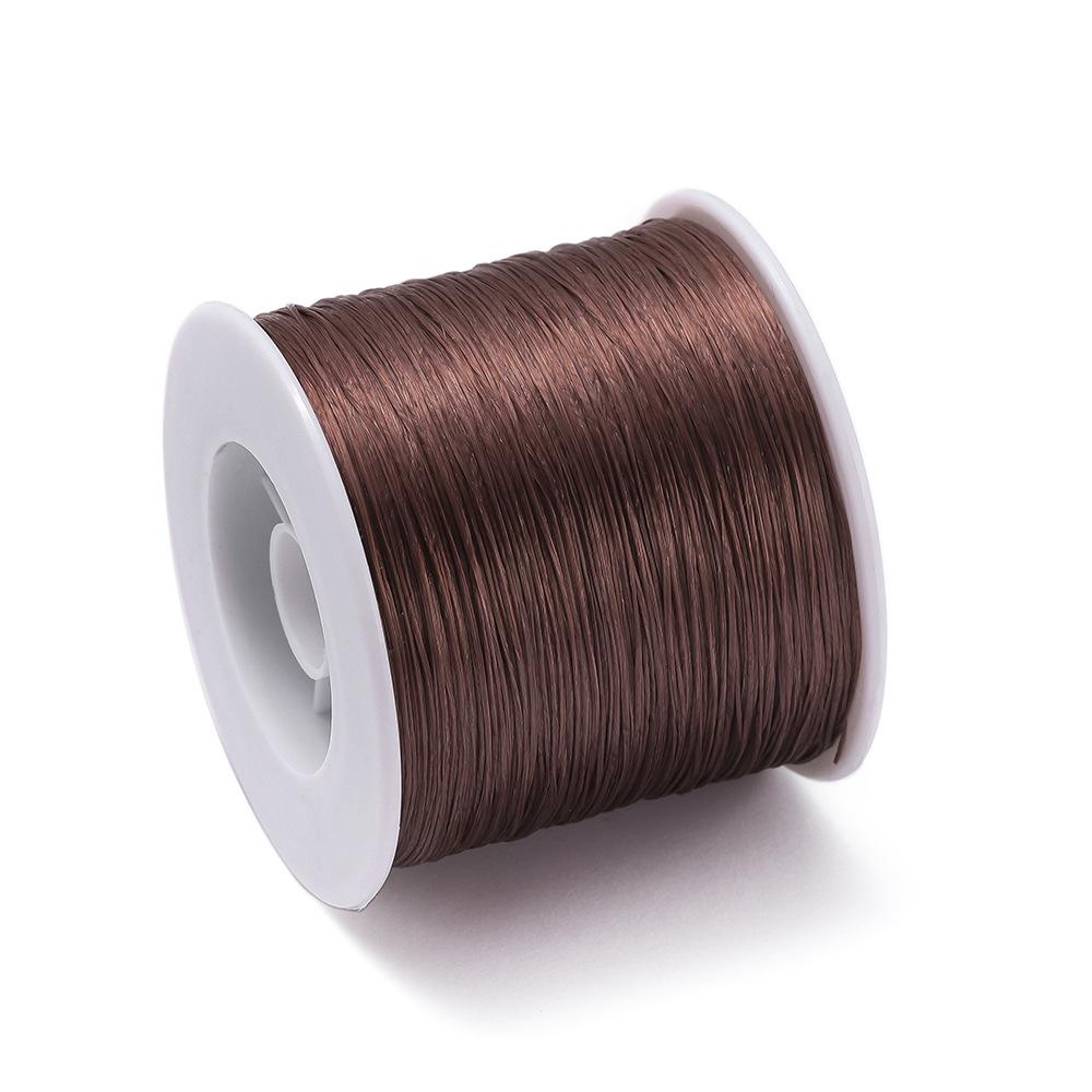 0.8mm Korean Imported Elastic Line, Flat Silk Elastic Line TPU Bead Elastic Line DIY Bracelet Necklace Beads
