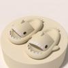 Cute Shark Slippers 4CM Platform Women Men Indoor Bathroom Slides Couples Summer Shoes Soft EVA Female Male Beach Flip Flops