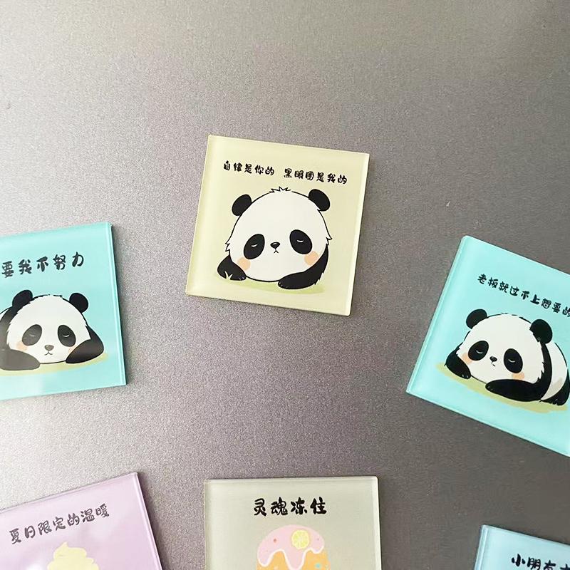 3pcs Flower Refrigerator Sticker Acrylic Mushroom Magnet Special-shaped Fixed Magnetic Stickers Creative Stickers