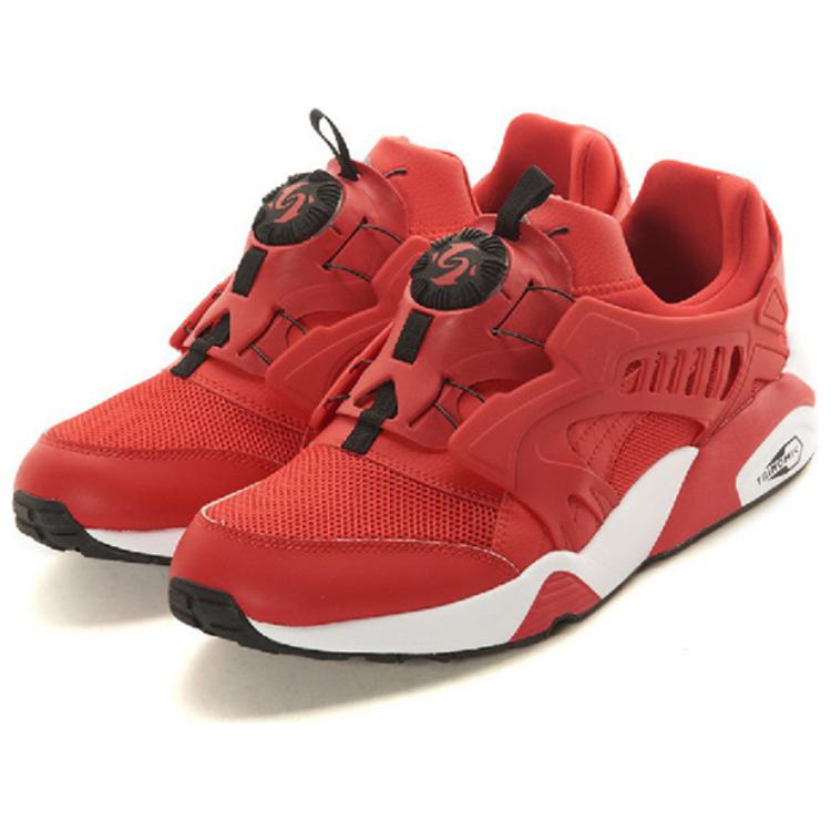 Puma Disc Blaze Lav Topp Livsstilssneakers Herre Sneakers Rød Hvit 363767-04