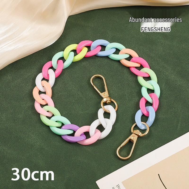 

Акриловая цепочка макаронных цветов для телефона с защитой от потери и падения Detachable