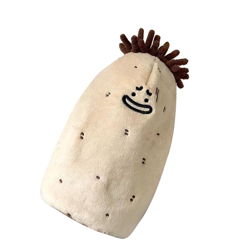 Plush Pen Bag Cute Potato Shaped Soft Fade Resistant Multi Purpose Pencil Case Storage Bag Toy for