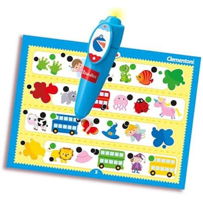 Jeu éducatif - clementoni - interactif - 24 activités - 250 quiz - pour enfants de 3 à 8 ans