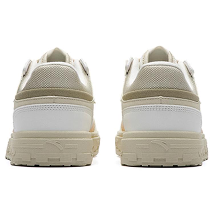 New Anta Street Naughty Slip Resistant, Abrasion Resistant, Lightweight Low Top Skateboard Shoes Women's White Gray Green 122238066-4