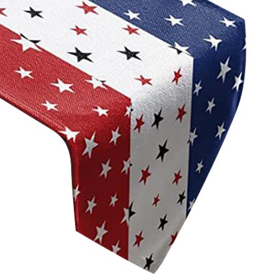 4th of July Table Runner Patriotic Table Decoration Stars And Stripes Table Runner for American Independence Day 250th Anniversary Party Memorial Day