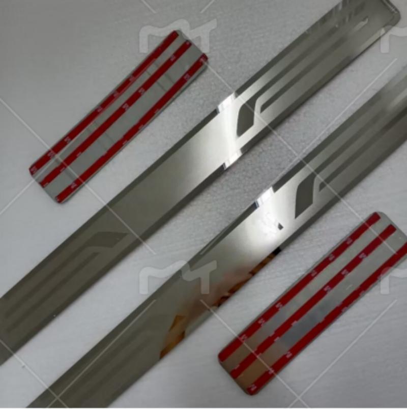 For Volvo XC40 XC60 XC90 S90 S60 V40 V60 V90 Door Sill Scuff Plate Stickers Protector Guard Welcome Pedal Threshold Car Styling