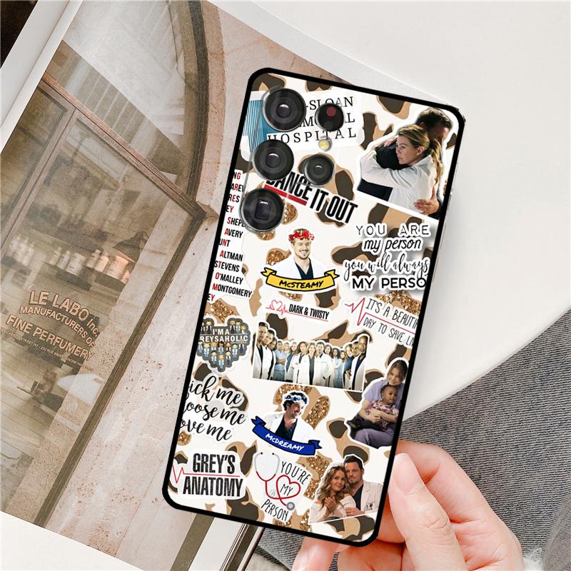 Greys Anatomy Hülle für Samsung Galaxy S23 S21 S22 Ultra Note 20 S8 S9 S10 Note 10 Plus S20 FE Handyhülle