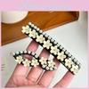 Elegant Floral Design Medium Acetate Hair Claw Clip For Stylish Updos And Casual Looks