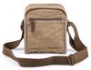 [GOOTIUM] Canvas shoulder mini bag, crossbody, khaki