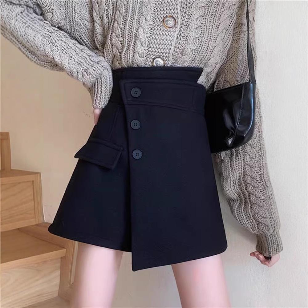 

2024 Spring High-Waist Slim A-Line Skirt Shorts for Women S