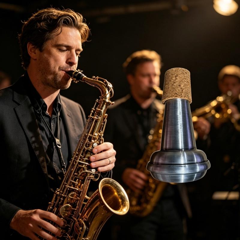 Portable Bb Trumpet Mute For Quiet Practice Aluminum Alloy Light weight Easy To Carry Durable Sound Reducer