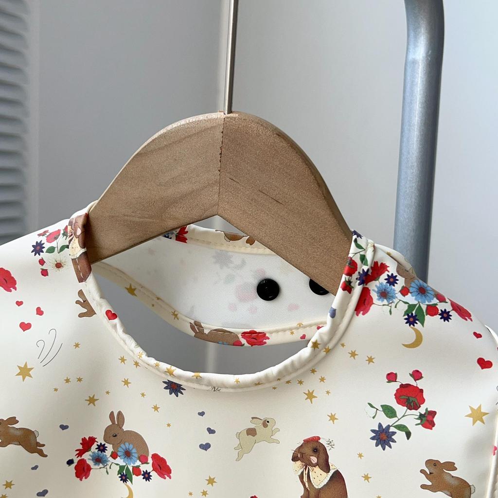 Wodoodporne śliniaki dla niemowląt klasy A - PU odporne na plamy z dużą kieszenią dla chłopców i dziewczynek