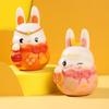 F26C MidAutumn Festival Mini Resins Bunnies, Animal Figures for Home and Garden