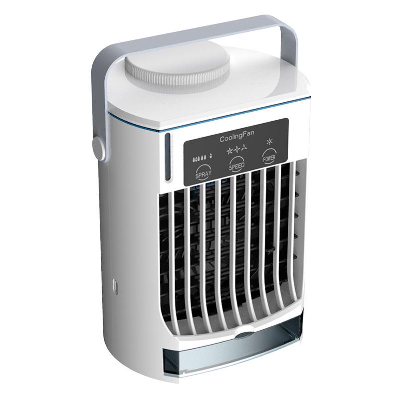USB-Powered Leafless Mini Air Conditioner Fan for Home or Office