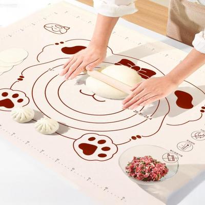 Silikon Ped Pişirme Matı Levha Hamur Yoğurma Matı Ölçülü Mutfak Merdane Matı Kurabiye Pizza Fondan Yapım Matı