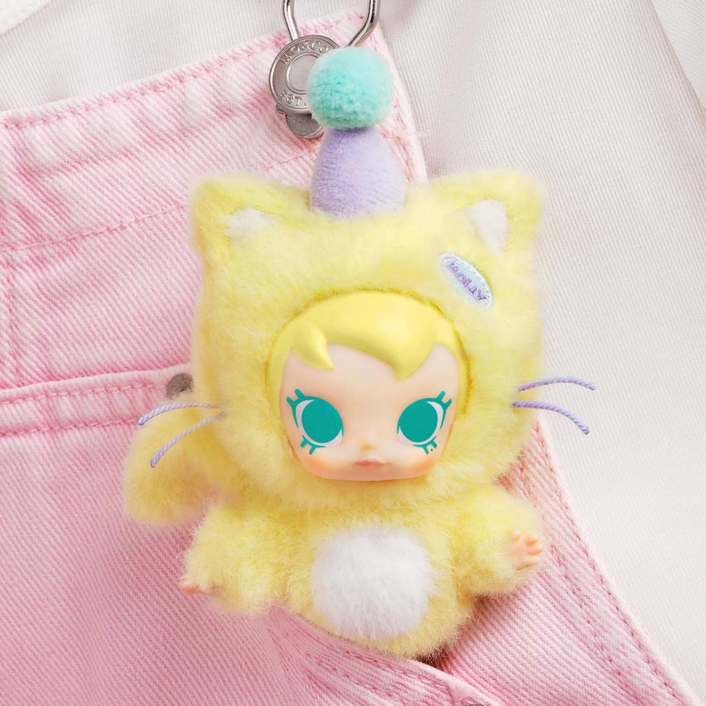 POP MART Baby Molly Pocket Friends Series-Vinyl Plush Pendant Blind Box (Single Pack / 6-Piece Set)