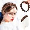 Fishbone Braid Headband Wig: Comfortable Hair Clip Accessory for Twist Braid Hairstyles