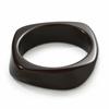 European and American popular smudged coffee bracelet resin women's arc bracelet student girlfriend ring jewelry