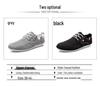 Men's Autumn Canvas Loafers - Versatile, Breathable, Soft Sole Casual Shoes with Korean Style Trend