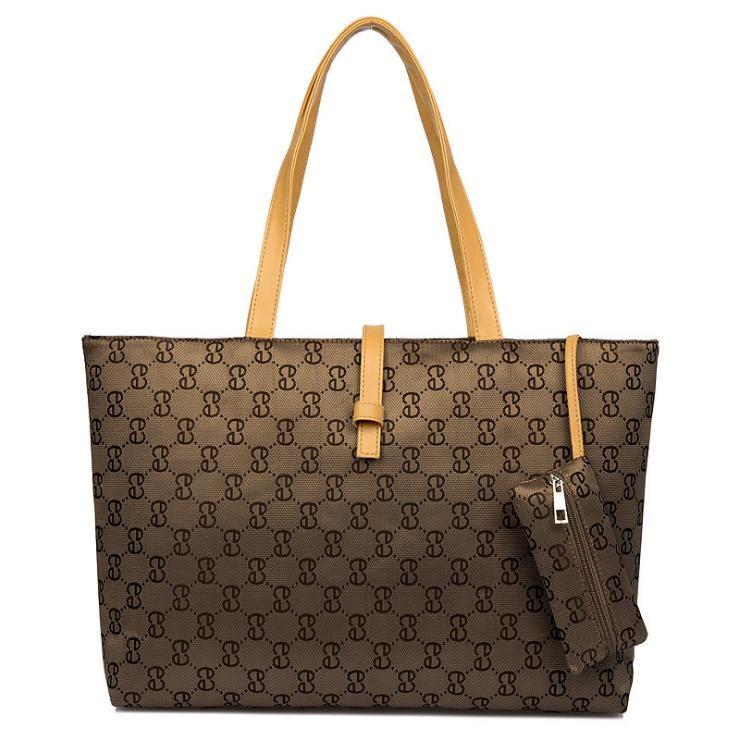 Fashionable Ladies Shoulder Tote Big Size Durable Canvas Bag For Shopping And Travel