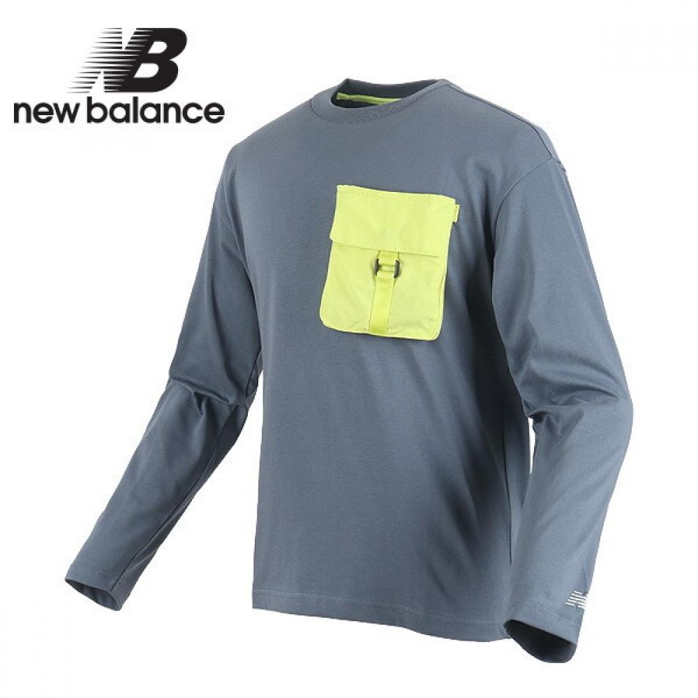 

New Balance Common Outports Woven Mix Cargo Sweatshirt Grey 95