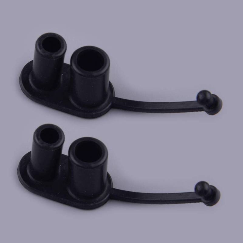 

6BX-2476U-00 878311 2pcs Fuel Connector Cap Protector Fit For Mercury Outboard 4 5 6 8 9.9 10 15 20 25 30HP Black
