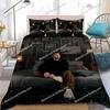 Sänger A-Alex-Warren Musik Bettbezug-Set Heimstil Bettwäsche Weiche Waschbaumwolle Bett Studentenwohnheim Geschenk Heimtextiltextil0