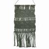 Khaki Taupe Braided Cotton Pendant 45x50