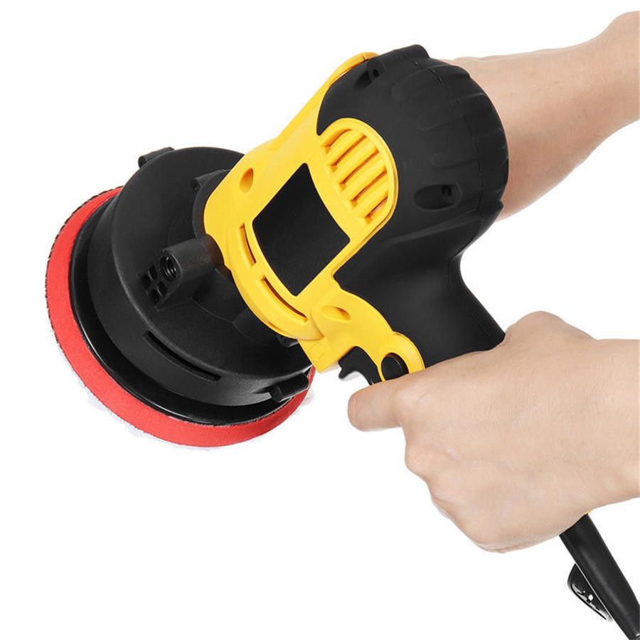 Durable Car Polisher Buffers Polishing Waxing Machine Adjustable-Speed W/Wrench