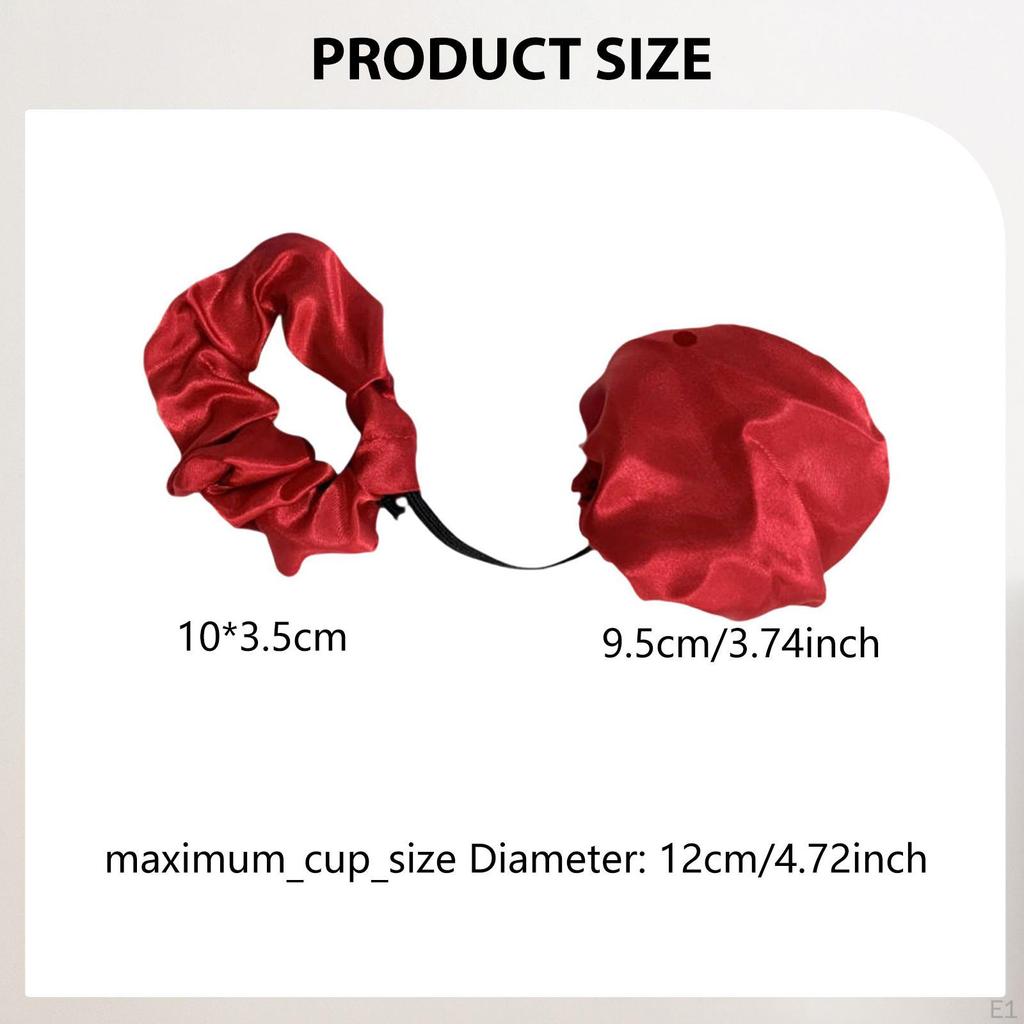 Kryt na nápoj Scrunchie Cover, Stylový chránič proti spikingu nápojů na pláž