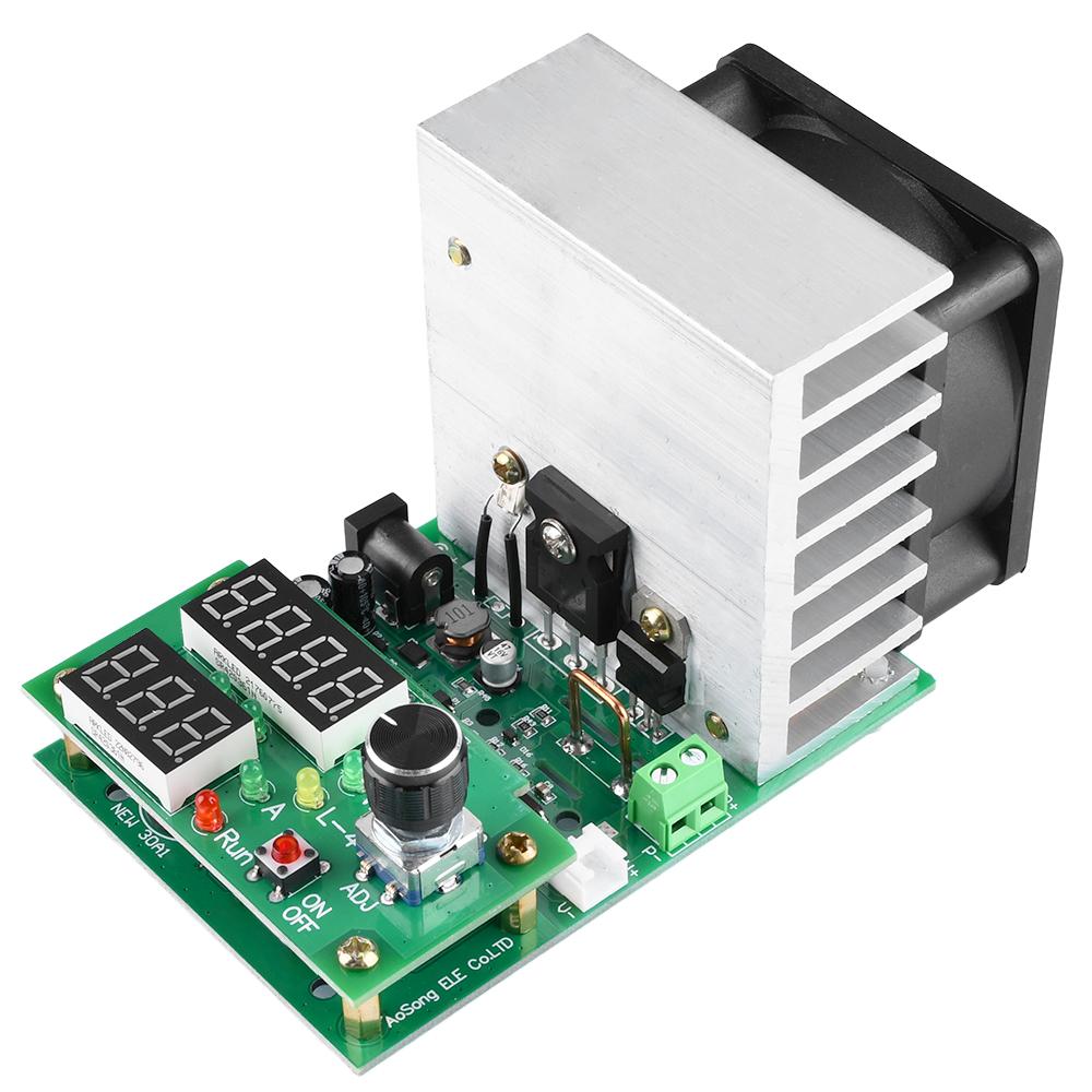 Electronic Load Tester 110W 9.99A 30V Battery Capacity Current Tester Discharge Monitoring Module Battery tester 60W