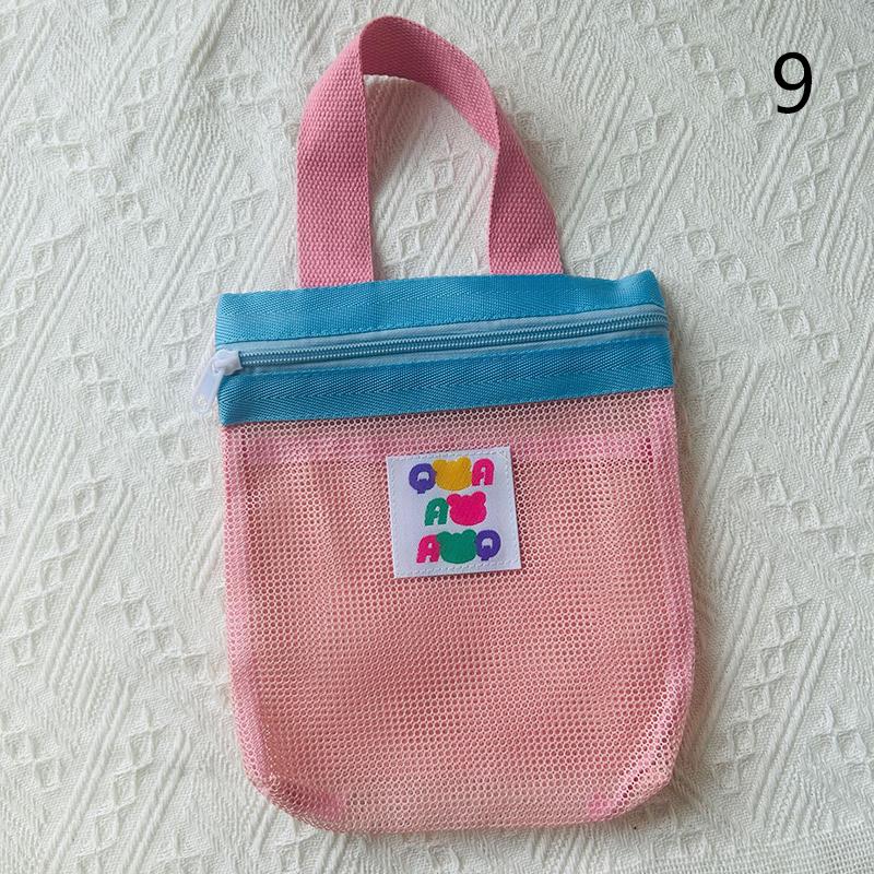 1pcs Nylon Mesh Drawstring Storage Pouch Bag Multi Purpose Travel & Outdoor Activity Pouch For Digital Products Makeup Bag