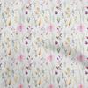 oneOone Cotton Flex Red Fabric Watercolor Floral Fabric For Sewing Printed Craft Fabric By The Yard 40 Inch