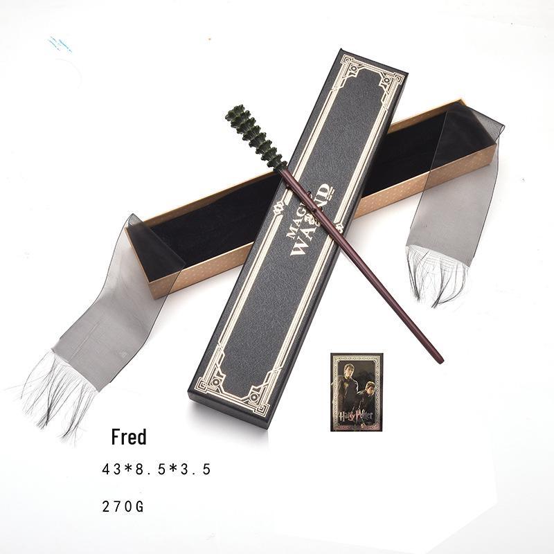 Exquisite Harry Potter Magic Wands: Hermione, Harry, Stainless Steel Core, Gift Box Included
