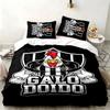 Clube Atletico Mineiro 3pc Set Perfect for Bedroom Use Comfortable Bedding Set Includes a Duvet Cover and Two Pillowcases Ideal Birthday or Christmas 
