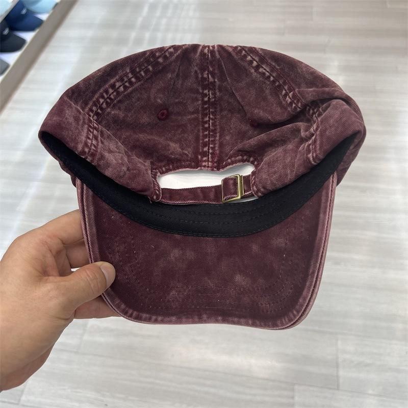 Spring and Autumn New Men's and Women's Hats Casual Versatile Old Baseball Caps Outdoor Sports Pure Cotton Washed Peaked Caps