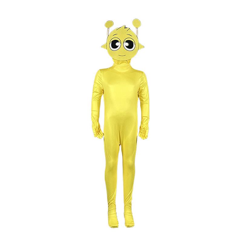 Tuta Costumi Sprunki Rhythm Box di Halloween per Giochi di Ruolo e Feste